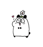 クマとパンダときどきカメ（個別スタンプ：9）