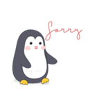 Lovely penguins（個別スタンプ：3）