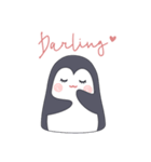 Lovely penguins（個別スタンプ：7）