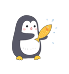 Lovely penguins（個別スタンプ：11）