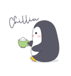 Lovely penguins（個別スタンプ：14）