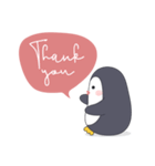 Lovely penguins（個別スタンプ：22）