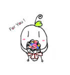 オレンジの生活日常（個別スタンプ：1）