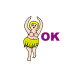 ハワイのパワーをフラダンスで！（個別スタンプ：7）