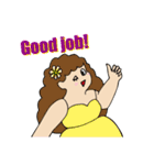 ハワイのパワーをフラダンスで！（個別スタンプ：17）