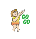 ハワイのパワーをフラダンスで！（個別スタンプ：36）
