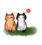 でぶねこ三姉弟（個別スタンプ：13）