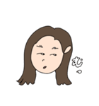 ユイのかお（個別スタンプ：3）