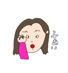 ユイのかお（個別スタンプ：17）