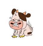 Crazy Boring Cow（個別スタンプ：4）