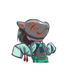 Wearing Mask（個別スタンプ：7）