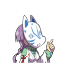 Wearing Mask（個別スタンプ：27）