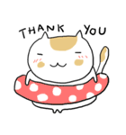 Chubby Cat MaoMao Eat Fish V5（個別スタンプ：3）