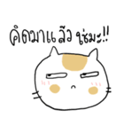 Chubby Cat MaoMao Eat Fish V5（個別スタンプ：37）