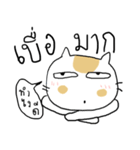 Chubby Cat MaoMao Eat Fish V5（個別スタンプ：39）