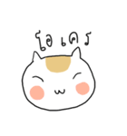 Chubby Cat MaoMao Eat Fish V5（個別スタンプ：40）