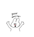 こんにちはうさぎ（個別スタンプ：1）
