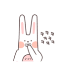 Cute rabbit dduni（個別スタンプ：2）