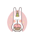 Cute rabbit dduni（個別スタンプ：3）