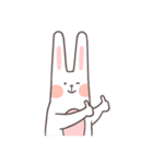 Cute rabbit dduni（個別スタンプ：4）