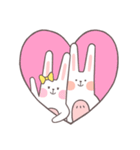 Cute rabbit dduni（個別スタンプ：10）