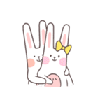 Cute rabbit dduni（個別スタンプ：14）