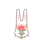 Cute rabbit dduni（個別スタンプ：16）
