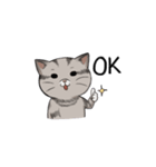 Super lazy cat with love, cute and fun.（個別スタンプ：10）