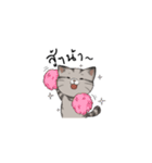 Super lazy cat with love, cute and fun.（個別スタンプ：26）