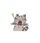 Super lazy cat with love, cute and fun.（個別スタンプ：28）