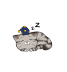 Super lazy cat with love, cute and fun.（個別スタンプ：32）