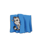 Super lazy cat with love, cute and fun.（個別スタンプ：40）
