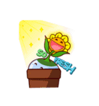 Droplet ＆ Sunflower（個別スタンプ：13）