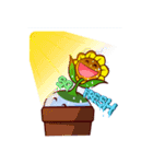 Droplet ＆ Sunflower（個別スタンプ：14）