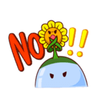 Droplet ＆ Sunflower（個別スタンプ：19）