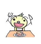 グリーンさんの日常スタンプ（個別スタンプ：14）