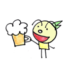 グリーンさんの日常スタンプ（個別スタンプ：15）