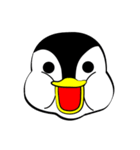 むっちりペンギンの絵文字スタンプ（個別スタンプ：2）