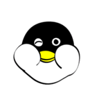むっちりペンギンの絵文字スタンプ（個別スタンプ：5）