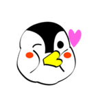 むっちりペンギンの絵文字スタンプ（個別スタンプ：7）
