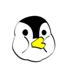 むっちりペンギンの絵文字スタンプ（個別スタンプ：9）