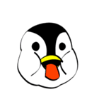 むっちりペンギンの絵文字スタンプ（個別スタンプ：12）