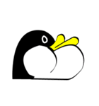 むっちりペンギンの絵文字スタンプ（個別スタンプ：17）
