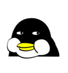 むっちりペンギンの絵文字スタンプ（個別スタンプ：18）