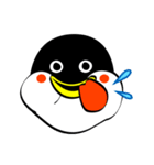 むっちりペンギンの絵文字スタンプ（個別スタンプ：30）