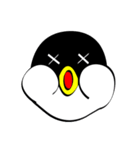 むっちりペンギンの絵文字スタンプ（個別スタンプ：34）