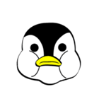 むっちりペンギンの絵文字スタンプ（個別スタンプ：40）