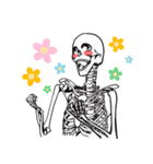 愉快なガイコツ達（個別スタンプ：3）