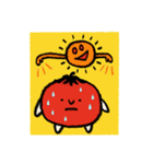 トマトのふくちゃん 【天気編】（個別スタンプ：2）