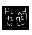 Men with glasses（個別スタンプ：1）